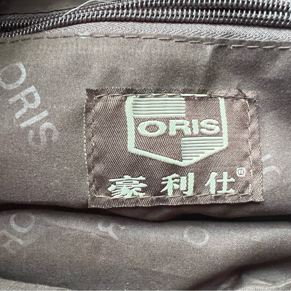 Oris Olive Green Bag with Leather Like Handles